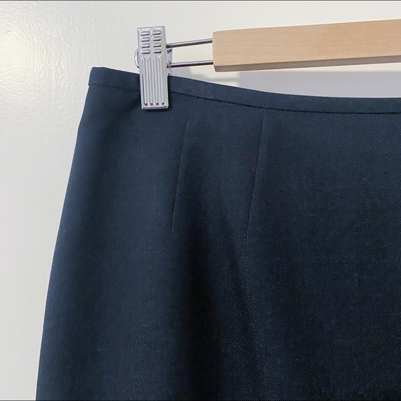 Navy Kasper Pencil Skirt - Picture 2 of 5